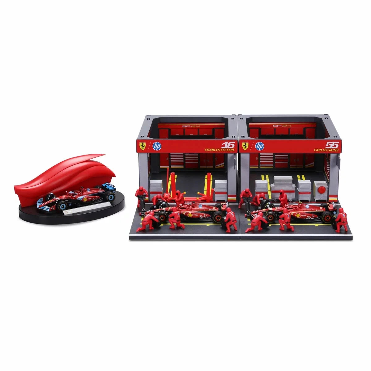 Bburago Deluxe Formula 1 Paddock Set – Ferrari thumbnail