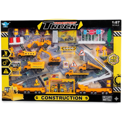 Big Daddy Construction Toy Set 40pc Mini Trucks Vehicles Playset