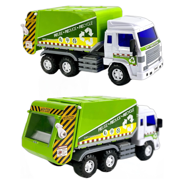 Big-Daddy Full Functional Toy Friction Garbage Rubbish truck Dustbin Lorry. Bring excitement to your child’s playtime with the Big Daddy Medium Duty Friction Powered Garbage Truck! BD-32827 thumbnail