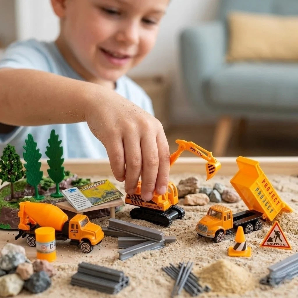 Big Daddy Construction Vehicle Set – 10pcs thumbnail