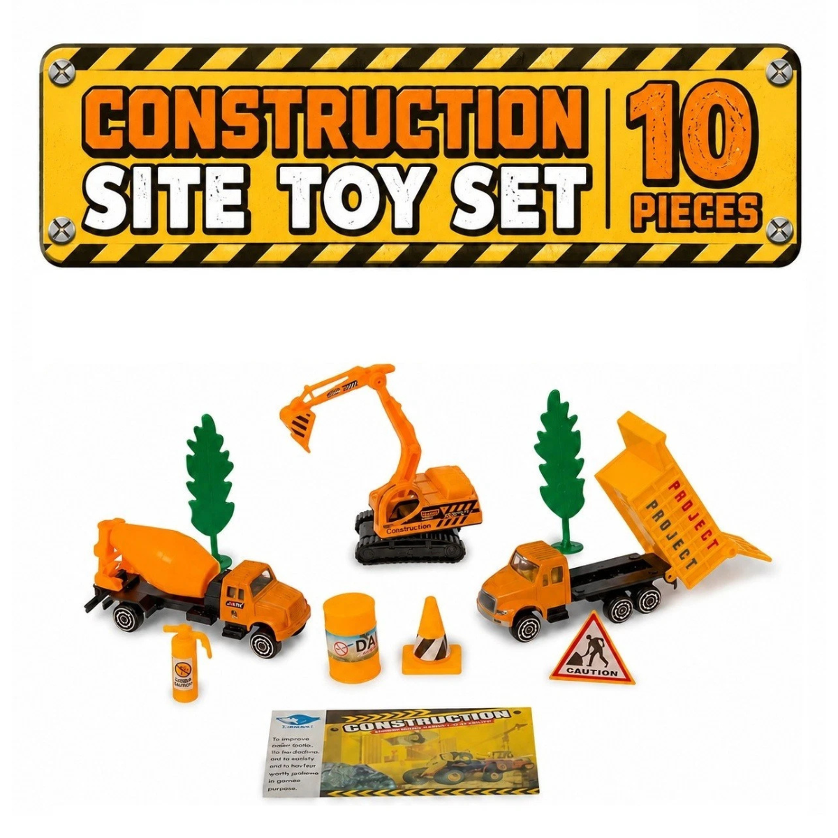 Big Daddy Construction Vehicle Set – 10pcs thumbnail