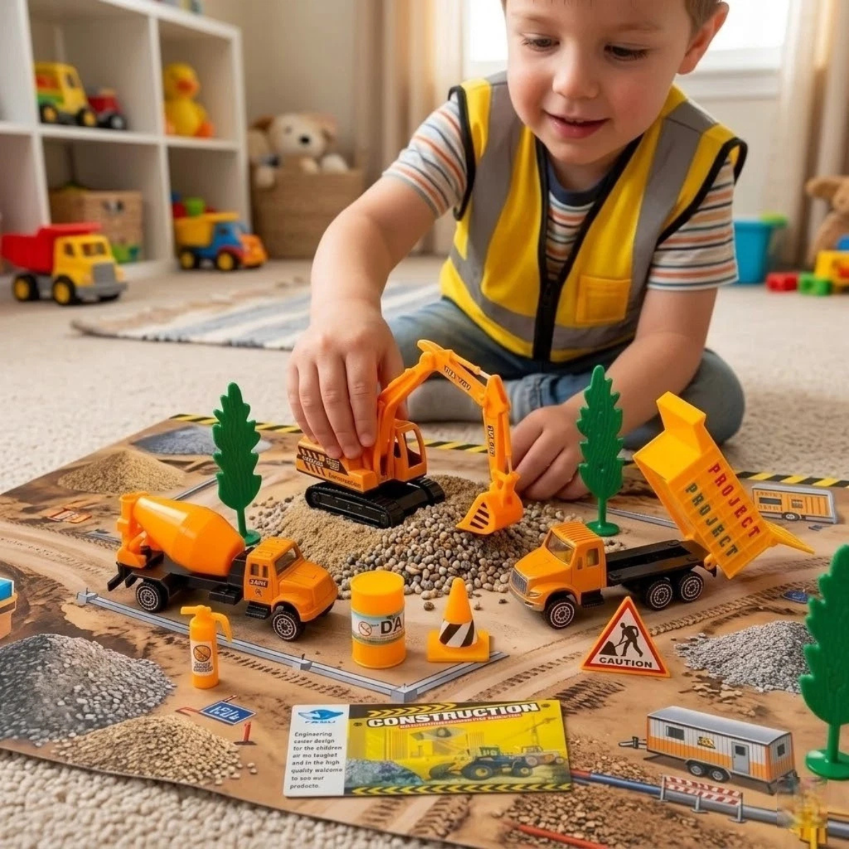 Big Daddy Construction Vehicle Set – 10pcs thumbnail