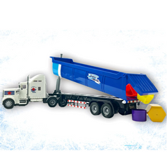 Big Daddy Big Rig Heavy Duty Tractor Trailer Transport Series Dump Truck Tractor Trailer Long Haul Dump Truck. The Big Daddy Heavy Duty Tractor Trailer Toy Dump Truck is an ideal toy for children who love trucks and imaginative play. BD-32411