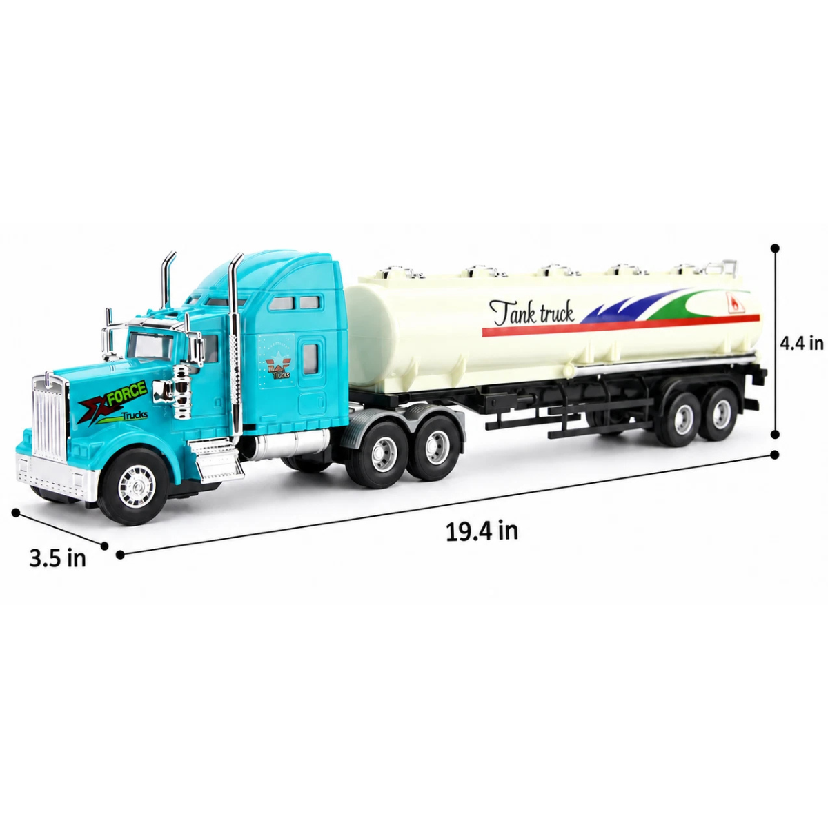 Big Daddy Friction Powered Tanker Truck Toy 19.4 thumbnail