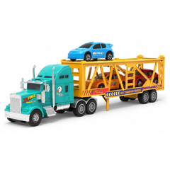 Big Daddy Car Transporter Tractor Trailer Toy with 3 Cars