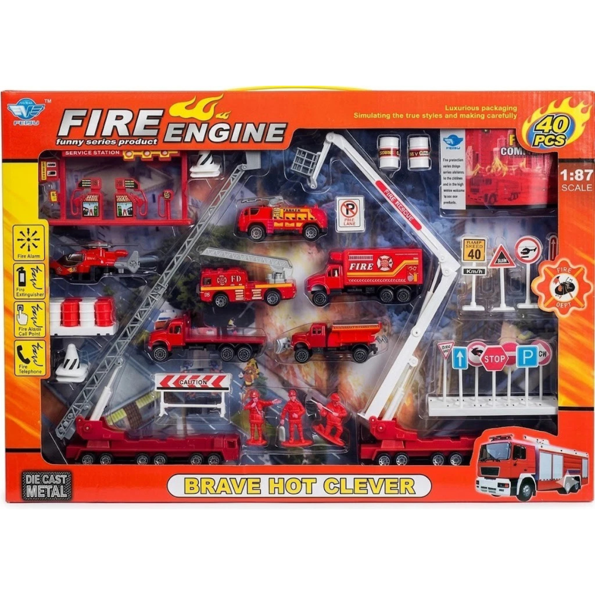 Big Daddy Fire Rescue Play Set with Fire Truck thumbnail
