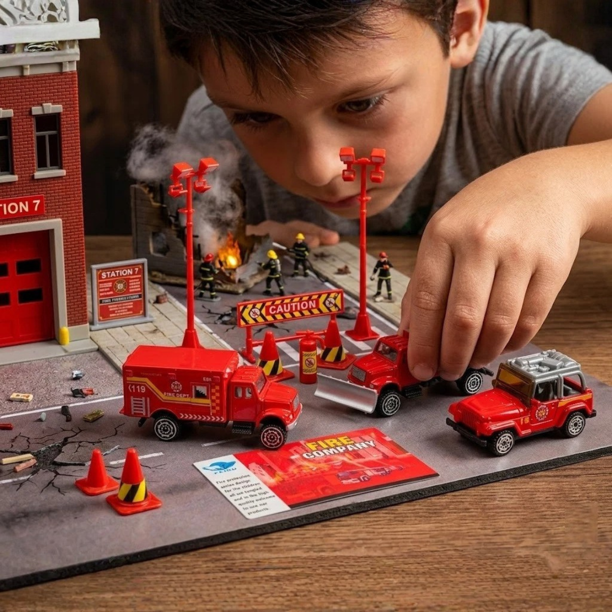 Big Daddy Fire Rescue Play Set with Accessories thumbnail