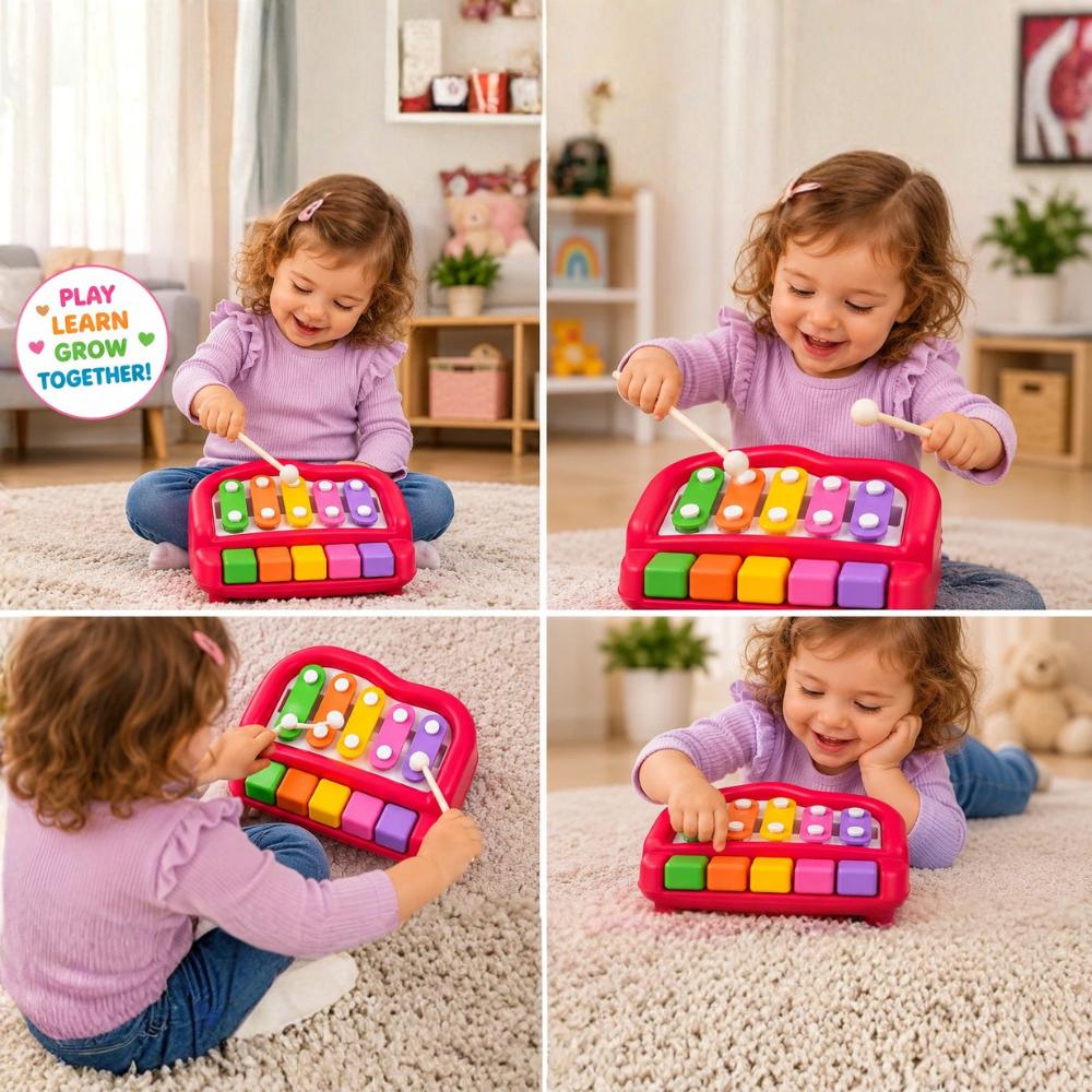 Big Daddy Mini Xylophone Piano Musical Toy for Toddlers 18M+ thumbnail