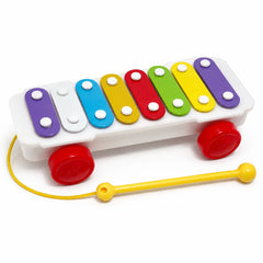 Big Daddy Pull Along 8-Key Xylophone Musical Learning Toy
