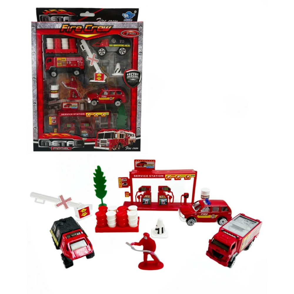 Big Daddy Trucks - 17 piece City Fire Rescue thumbnail