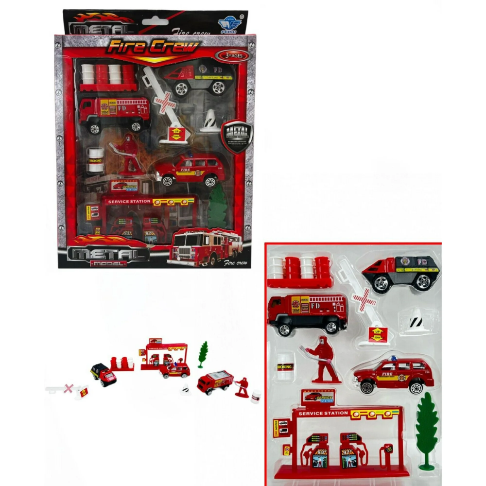 Big Daddy Trucks - 17 piece City Fire Rescue thumbnail