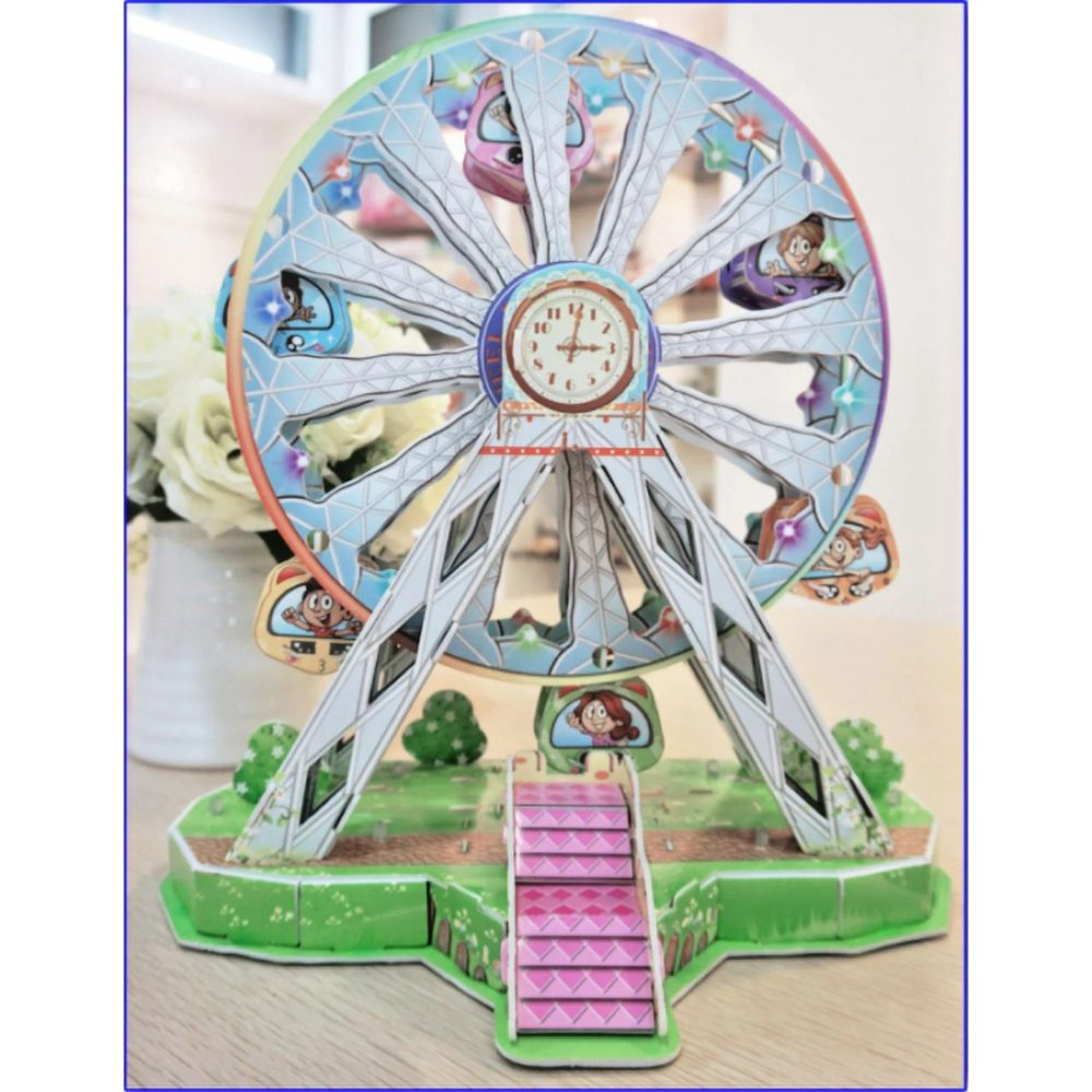 Big Daddy's 3-D Puzzel Building Set ferris wheel Amusement Park Series With Lights, Sound. Big Daddy’s 3-D Puzzle Building Set brings an exciting twist to traditional puzzle-making by encouraging creativity and imaginative play.  BD-C993217 thumbnail