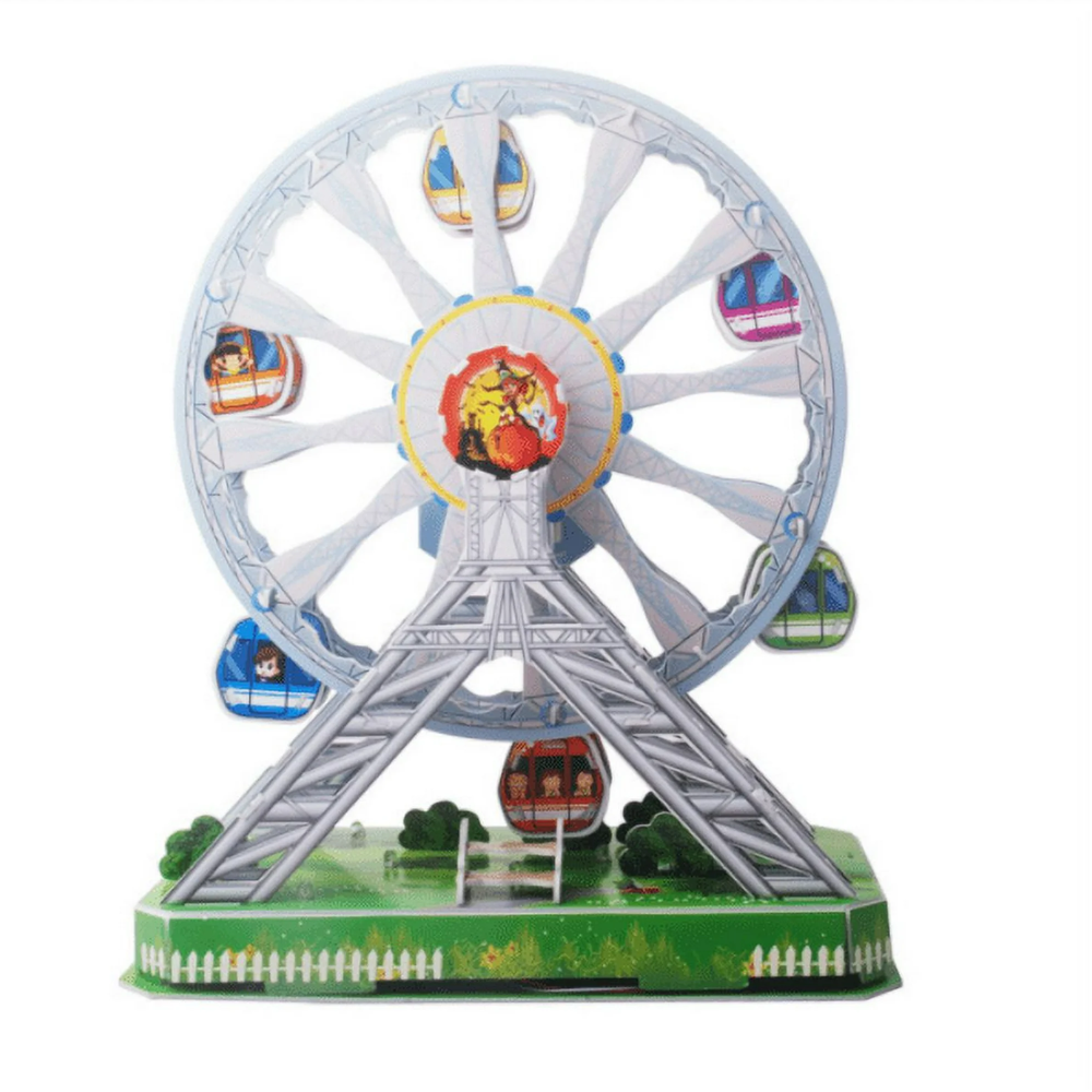 Big Daddy's 3-D Puzzel Building Set ferris wheel Amusement Park Series With Lights, Sound. Big Daddy’s 3-D Puzzle Building Set brings an exciting twist to traditional puzzle-making by encouraging creativity and imaginative play.  BD-C993217 thumbnail