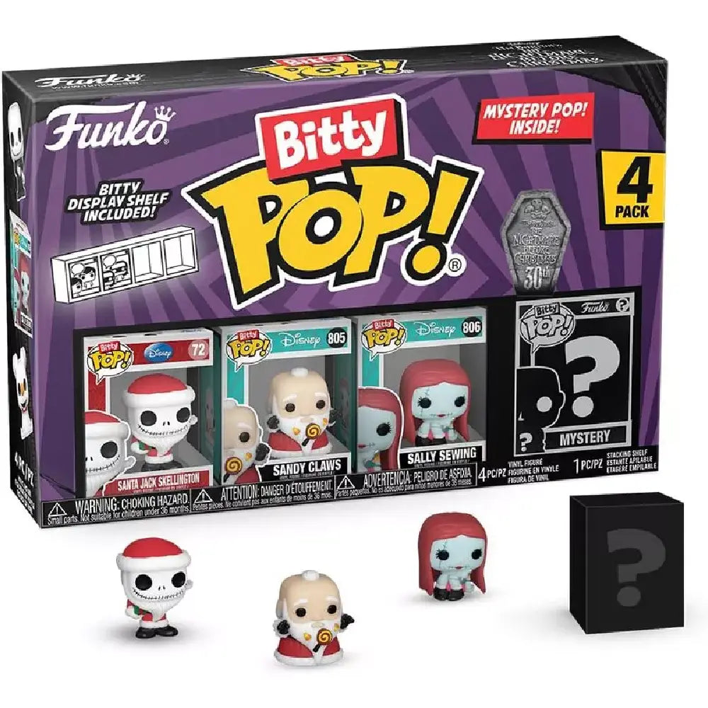 Bitty POP: TNBC- Santa Jack 4PK F-73022 thumbnail
