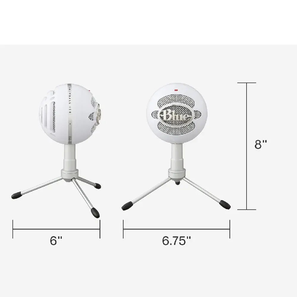 Blue Snowball iCE USB Microphone - White 988-000071 thumbnail