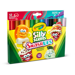 CRAYOLA Silly Scents Chisel Tip Washable Markers 12 58-8279