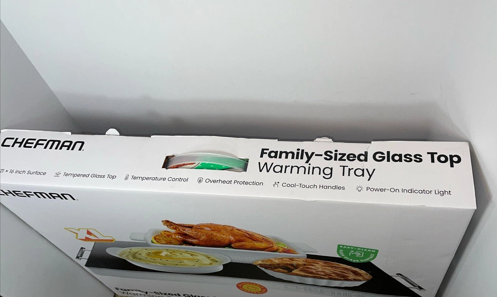 Chefman Electric Food Warmer Buffet Server – 3-Section Adjustable Heated Food Tray for Parties, Buffets, and Family Meals thumbnail