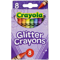 Crayola Crayons Glitter 8 PACK
