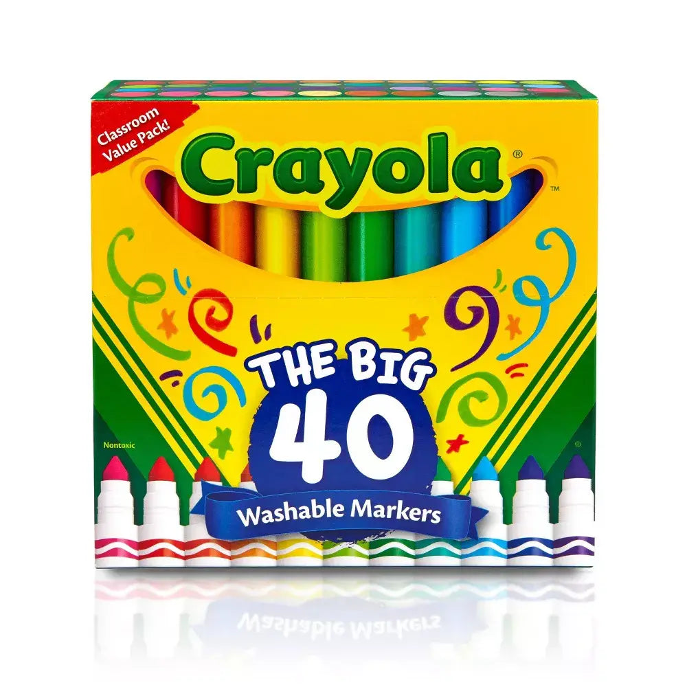 Crayola Ultra Clean Washable Markers 40 Count thumbnail