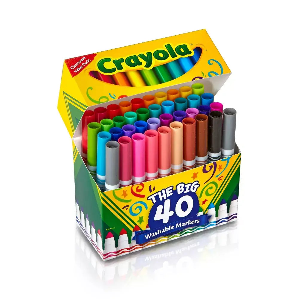 Crayola Ultra Clean Washable Markers 40 Count thumbnail