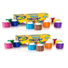 Crayola Washable Kids Paint Set Of 10 Bottles 2 PACK 54-1205-X2