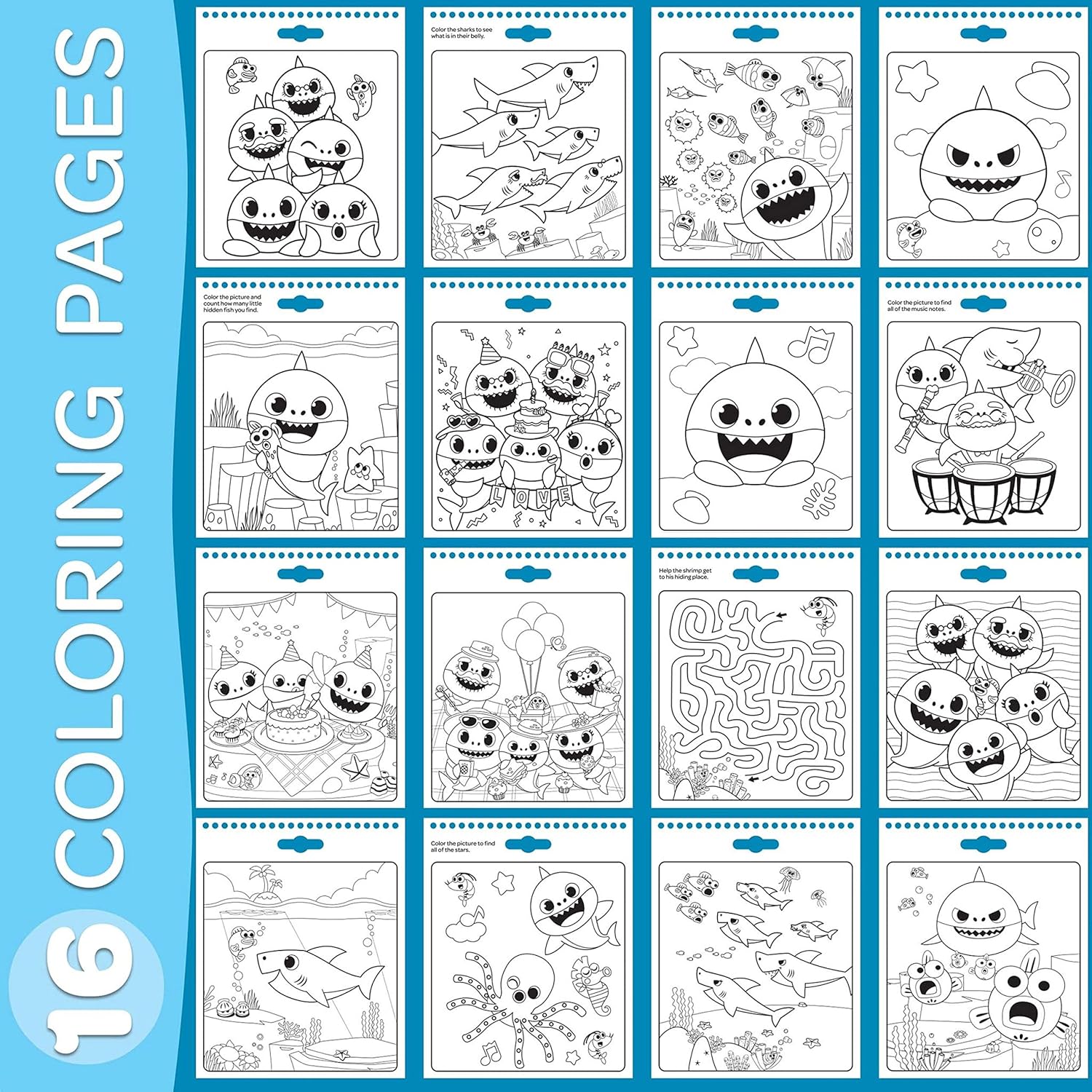 Crayola Baby Shark Color Wonder Travel Activity Pad, Mess Free Coloring, Gift for Kids thumbnail