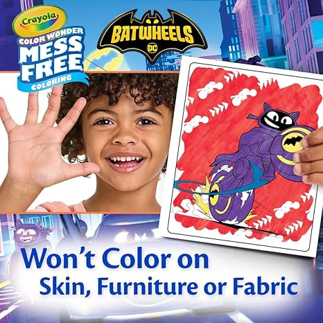 Crayola Batwheels Color Wonder Activity Set, Batman Mess Free Coloring Pages for Toddlers, Batman Gifts, Toys for Boys & Girls thumbnail