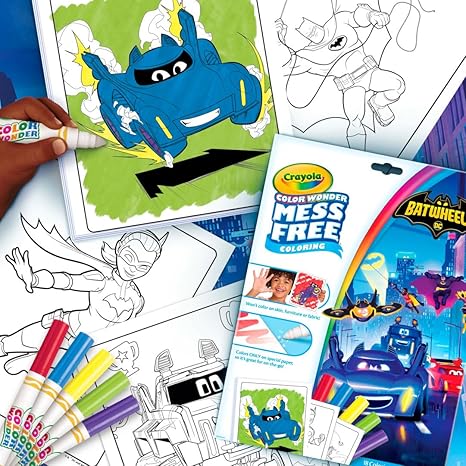 Crayola Batwheels Color Wonder Activity Set, Batman Mess Free Coloring Pages for Toddlers, Batman Gifts, Toys for Boys & Girls thumbnail