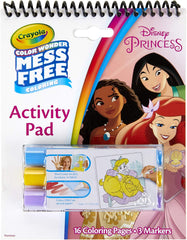 Crayola Color Wonder Disney Princess Coloring & Activity Pad, Mess Free Coloring, Gift for Kids