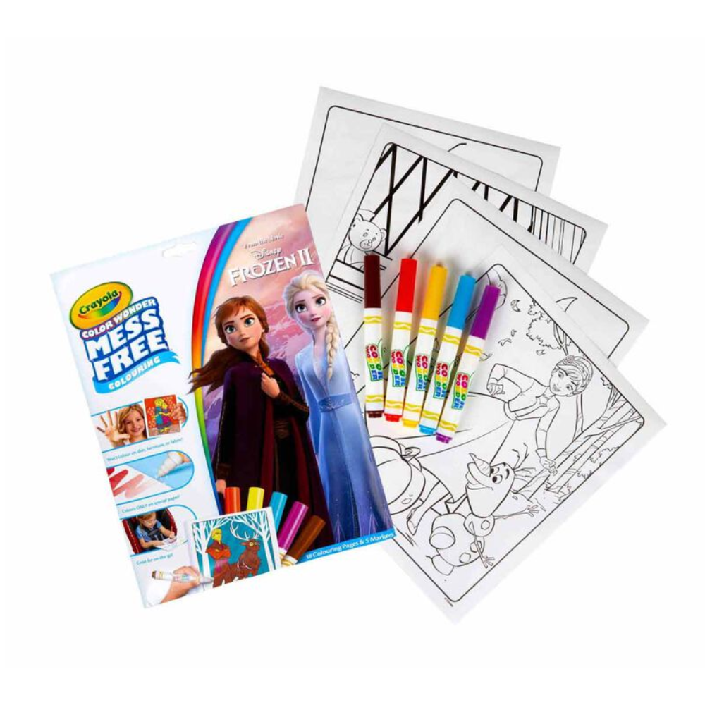 Crayola Color Wonder  Frozen 2 Coloring Set FOLDALOPE 75-7998 thumbnail
