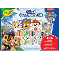 Crayola PAW Patrol 5-in-1 Creative Art Set for Kids – Coloring, Drawing & Activity Kit