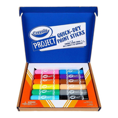 Crayola Quick Dry Paint Sticks  Paint Set  12 Count 54-1075