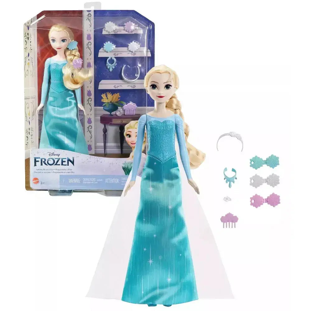 Disney Frozen Getting Ready Elsa Doll HMD56 thumbnail