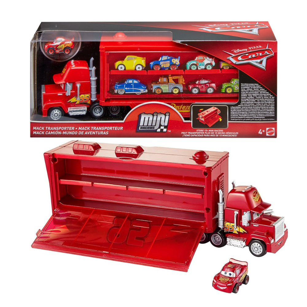Disney/Pixar Cars Mini Racers Mack Transporter Vehicle FLG70 – TheKuda