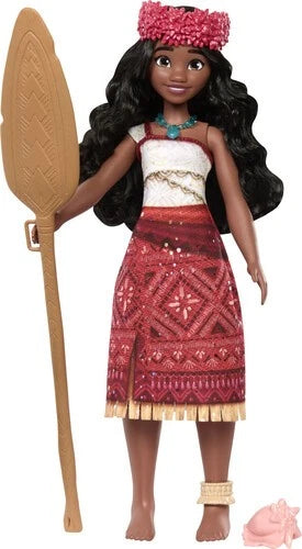 Disney Moana 2 Singing Adventure Moana Doll with Interactive Sound Features and Themed Accessories thumbnail