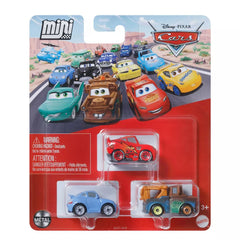 Disney Pixar Cars Mini Racers Sally, McQueen & Mater 3-Pack
