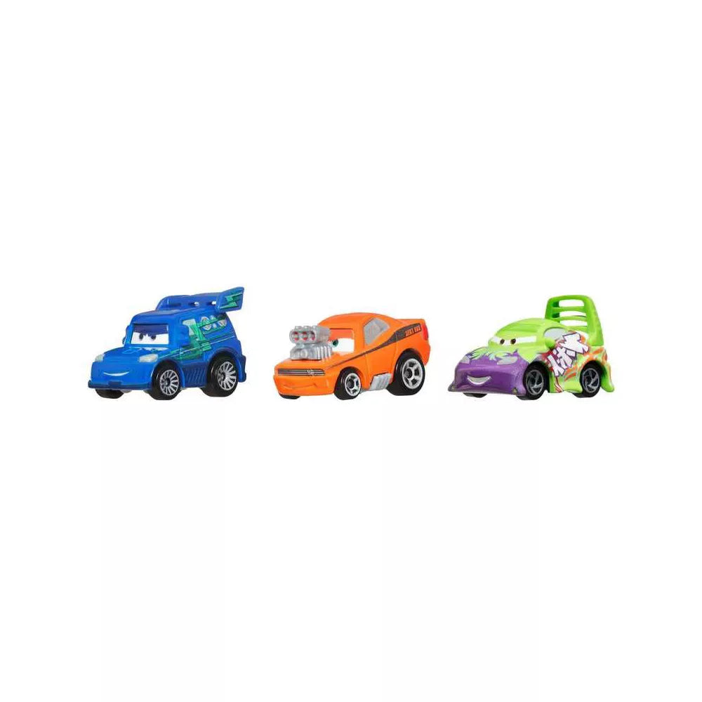 Disney Pixar Cars Mini Racers DJ, Snot Rod & Wingo 3-Pack thumbnail