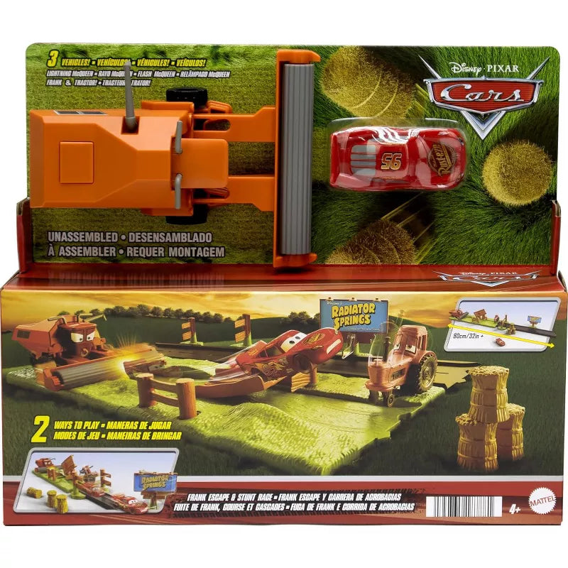 Disney Pixar Cars Frank Escape & Stunt Race Set 3 Vehicles Lightning McQueen thumbnail