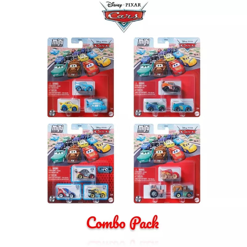 Disney Pixar Cars Mini Racers 3-Pack - Rotor | Die-Cast Metal Vehicles thumbnail