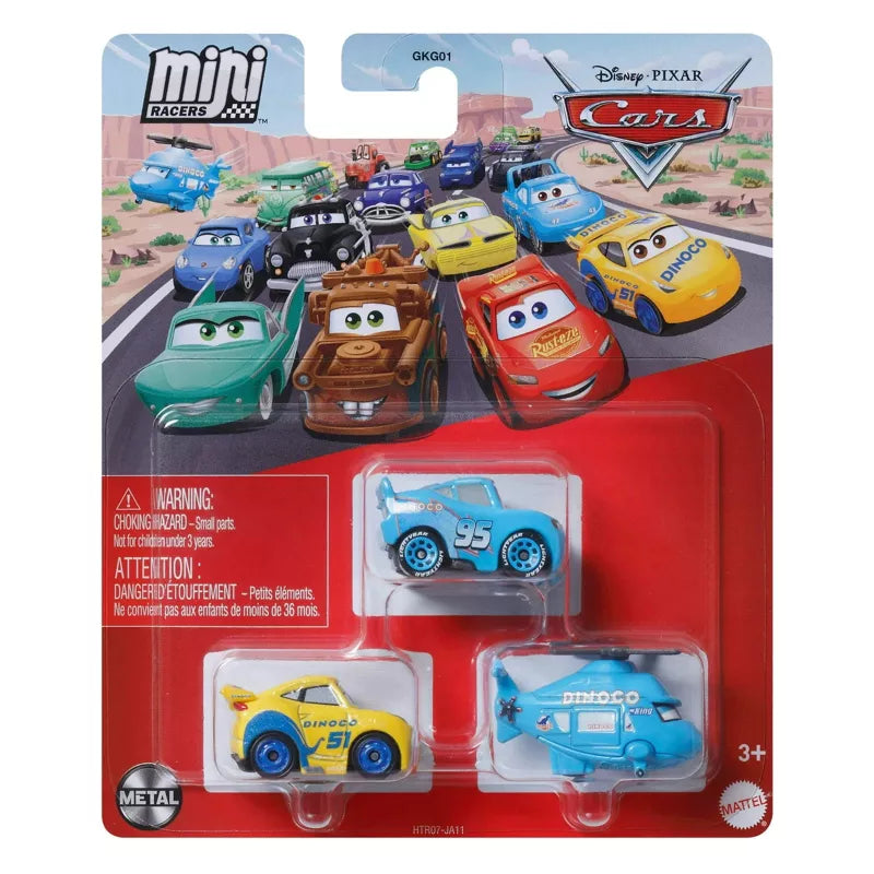 Disney Pixar Cars Mini Racers 3-Pack - Rotor | Die-Cast Metal Vehicles thumbnail