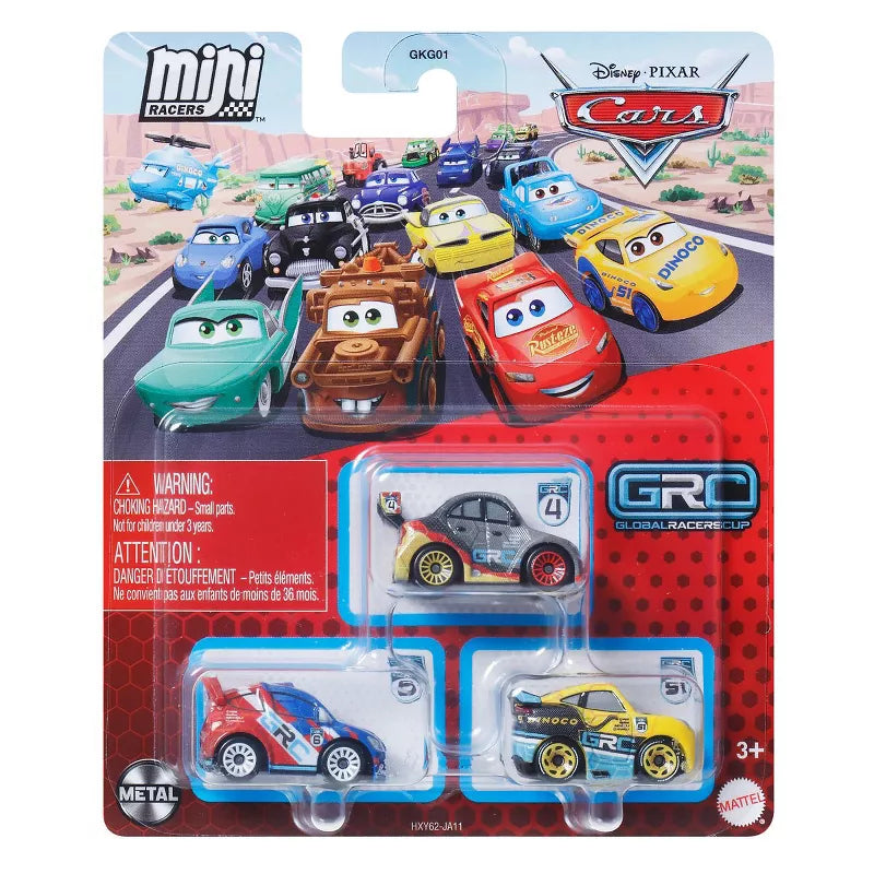 Disney Pixar Cars Mini Racers 3-Pack - Rotor | Die-Cast Metal Vehicles thumbnail