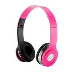 Foldable Headphone Stereo Dj 3.5 Mm Stereo Earphones Super Bass Heads ( PINK With mic).Soft padded cushions provide exceptional comfort and help block out noise in any setting.   HG-PINK-W/MIC