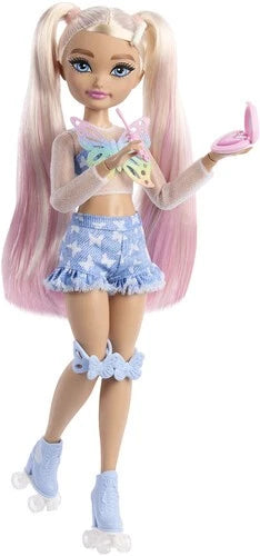 Dream Besties Barbie “Malibu” Roller Skating Fashion Doll with Trendy Outfit, Accessories, and Fully Poseable Design for Creative Play and Imaginative Adventures thumbnail