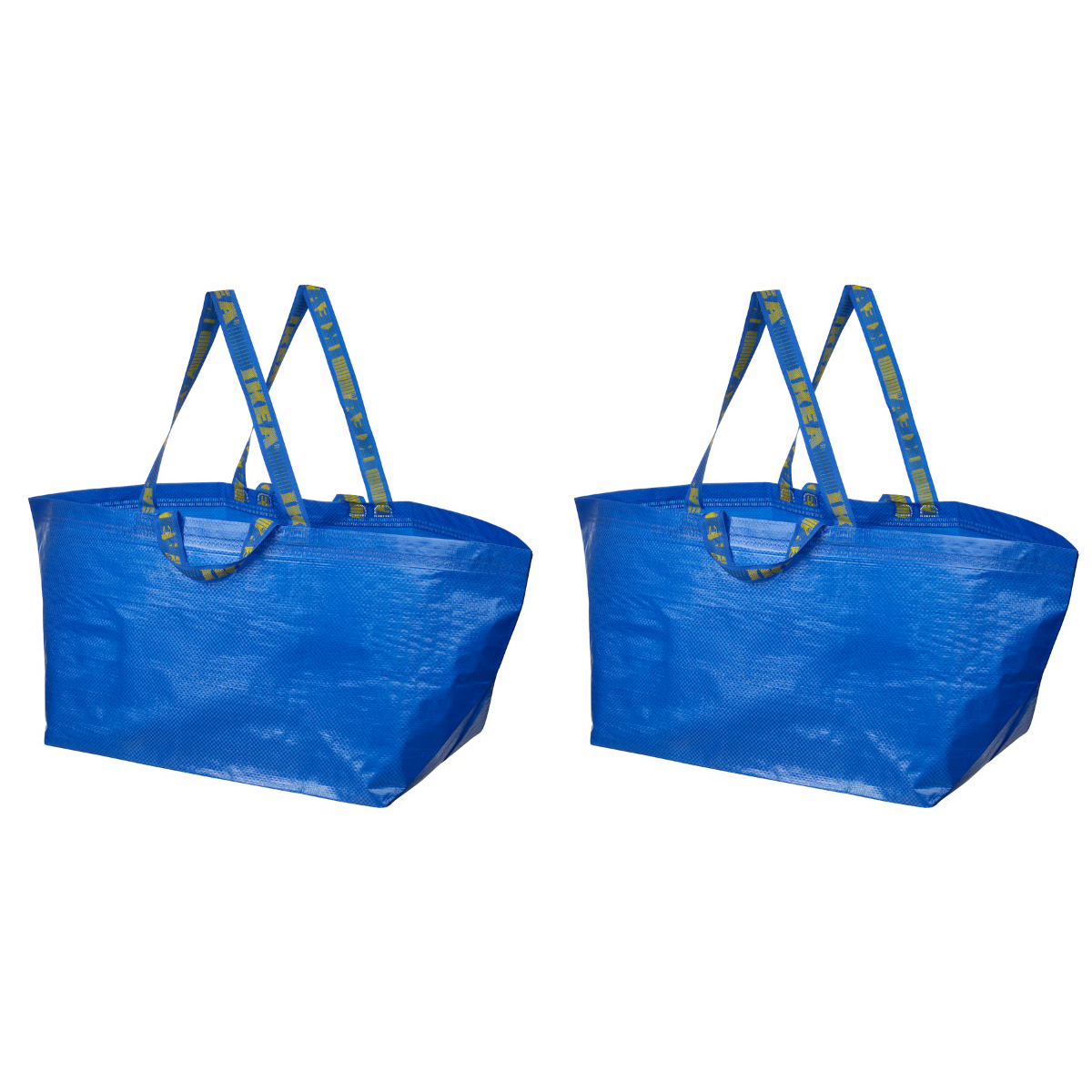IKEA FRAKTA Large Reusable Shopping Tote Bag – Durable Blue Carry Bag 19-Gallon Capacity for Storage, Travel & Everyday Use thumbnail