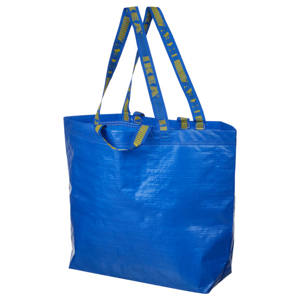 IKEA FRAKTA Medium Reusable Tote Bag – Blue Multipurpose Carry & Storage Bag with 10-Gallon Capacity for Daily Use thumbnail