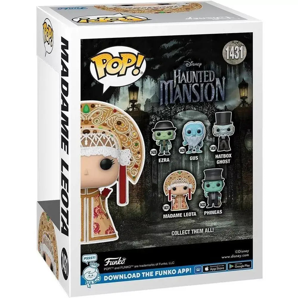 FUNKO POP! DISNEY: Haunted Mansion (Movie) - Madame Leota.  This vinyl figure is a fantastic addition for any Disney or Haunted Mansion enthusiast, adding a spooky yet charming touch to any display. F-72368 thumbnail