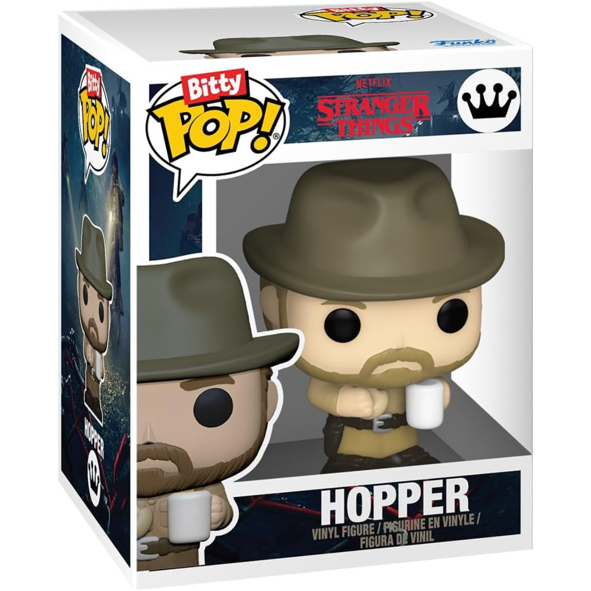 FUNKO Bitty POP: Stranger Things – Hopper 4-Pack thumbnail
