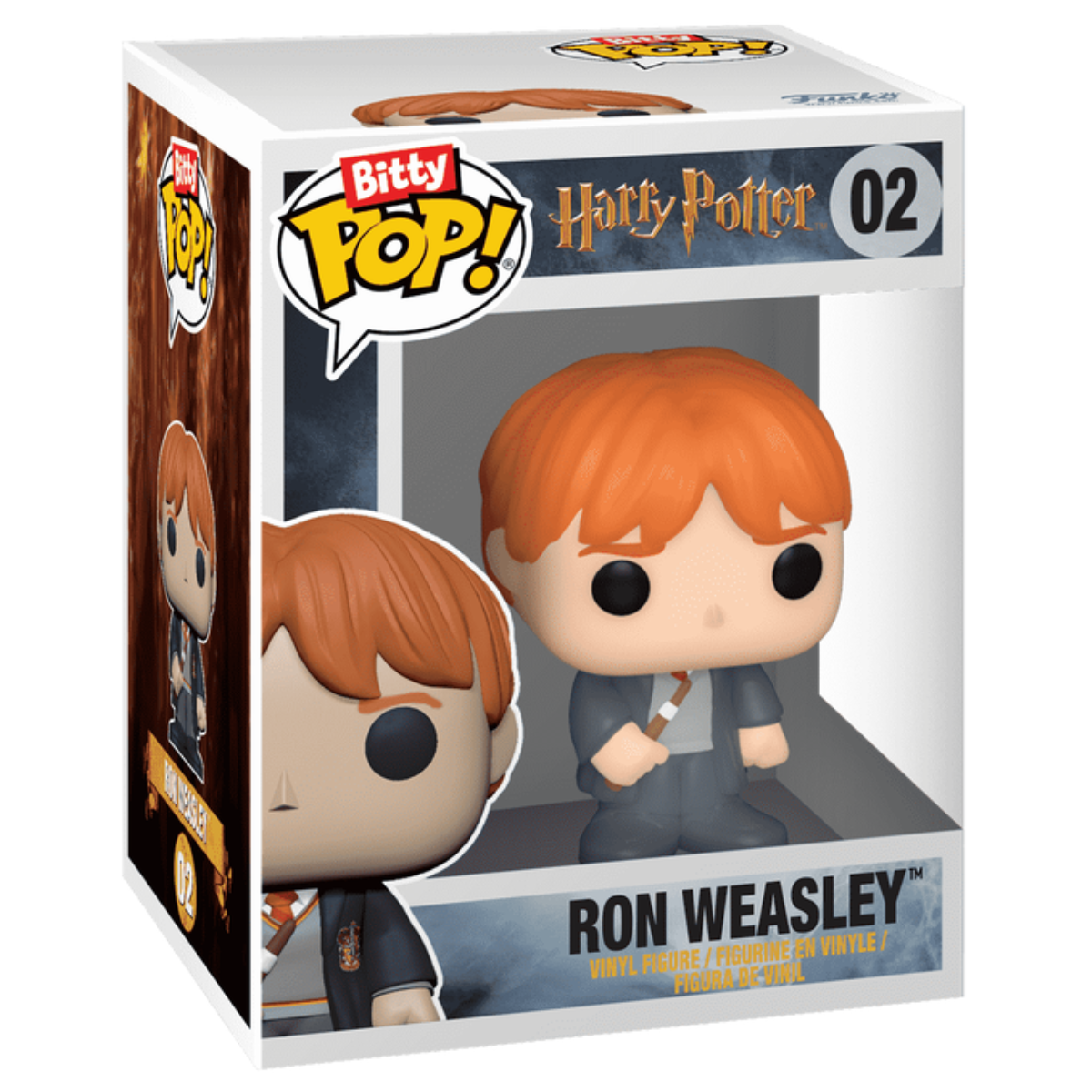 FUNKO Bitty POP: Harry Potter 2-Pack – Includes Ron Weasley and Hermione Granger Collectible Mini Vinyl Figures, Perfect for Display and Collectors thumbnail