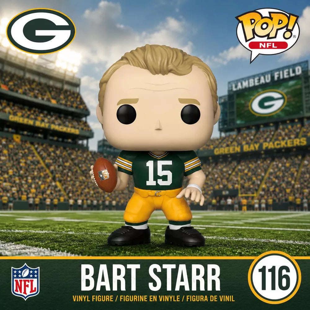 Funko POP! NFL: Bart Starr Vinyl Figure #116 #33309 thumbnail