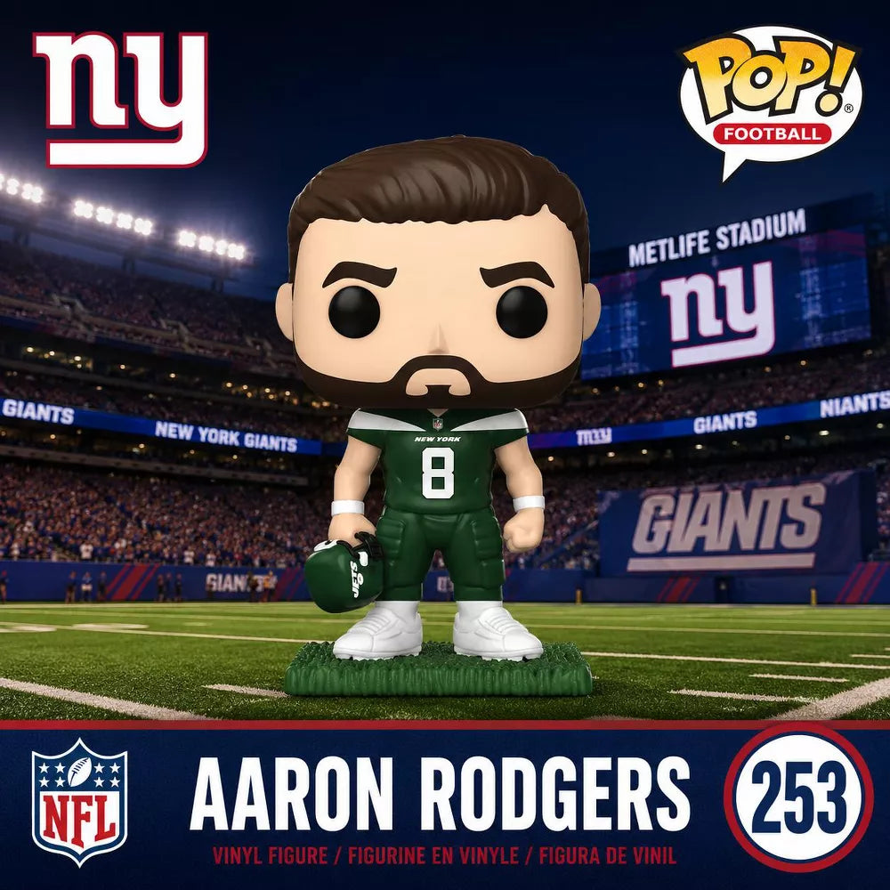 Funko POP! NFL: Aaron Rodgers Vinyl Figure #253 #79686 thumbnail